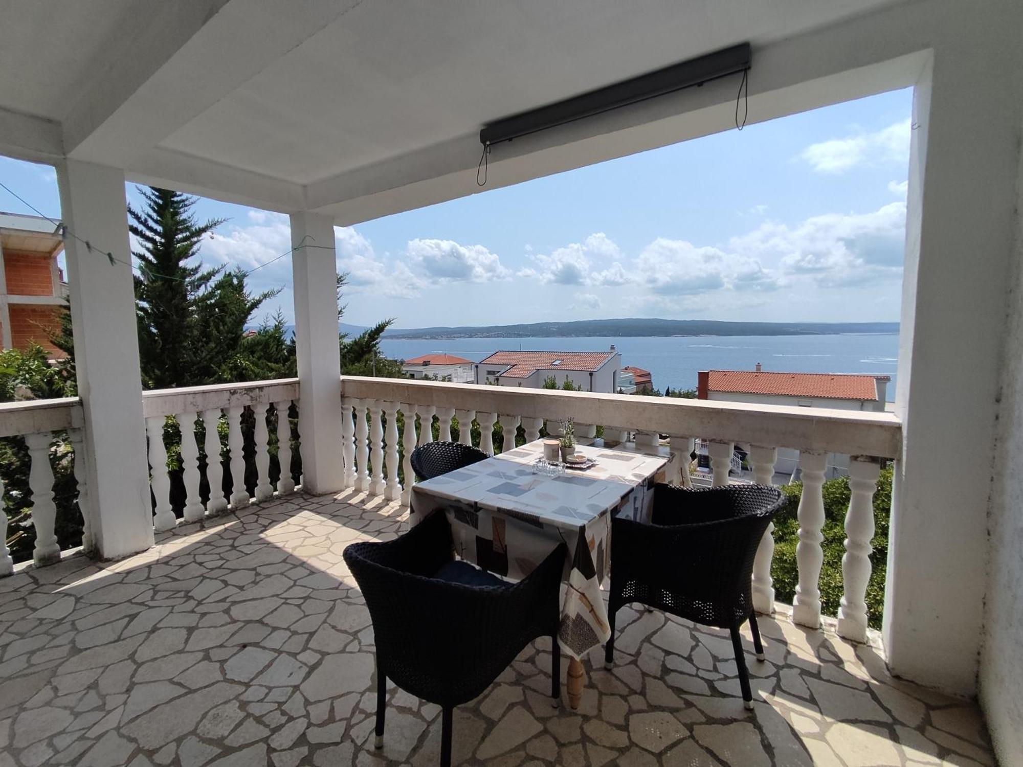 Panorama View Close Sandy Beach 100M To Talasoterapija, Crikvenica Exterior photo