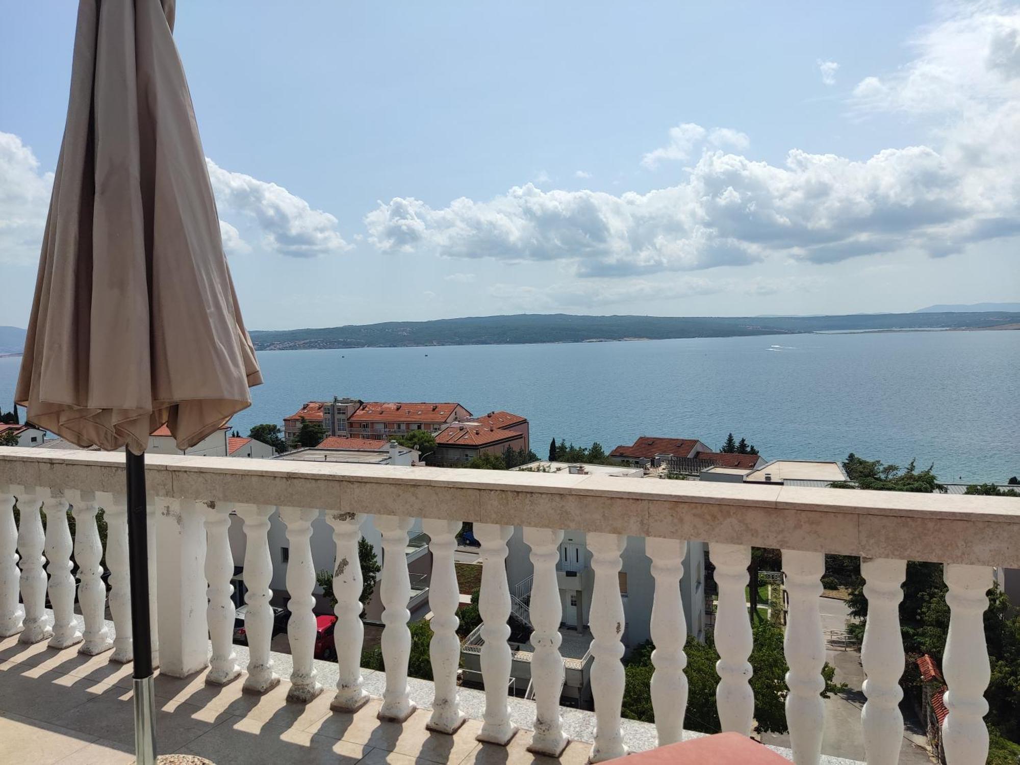 Panorama View Close Sandy Beach 100M To Talasoterapija, Crikvenica Exterior photo